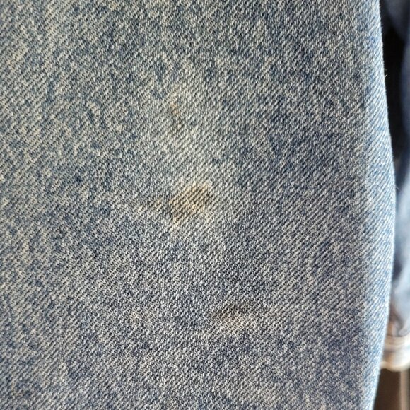 Vintage 80's Levi's Denim Trucker Jacket Red Tab Size 40R Made in USA 70506-0216 - Picture 9 of 16